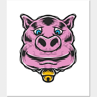 Cute pig Posters and Art